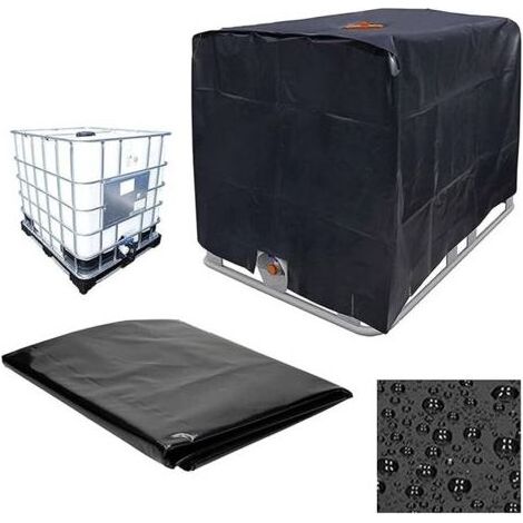 Réservoir d'eau IBC 1000L tissu imperméable 210D tissu Oxford imperméable (120x100x116cm) (1/5)