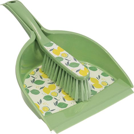 Juego de paleta y barredora con estampado de mentón - verde - Tendance (1/3)