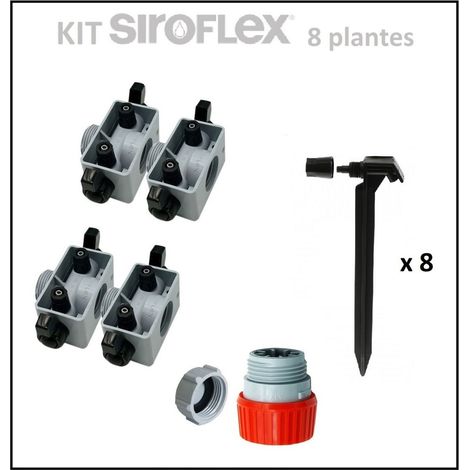 Kit irrigation 8 plantes SIROFLEX