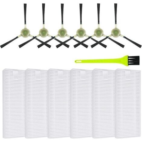 Accessoires Filtre pour Lefant M210P / M210 Pro, 6 Filtre Hepa 6 Brosses Latérales Robot Aspirateur Pièces de rechange (1/5)