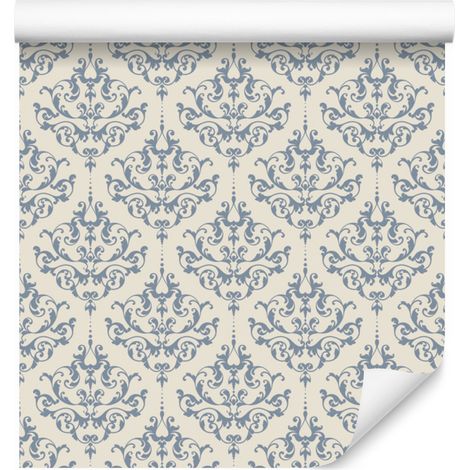 Carta da parati con motivi ornamentali per soggiorno e camera da letto, 50x1000 cm (1/5)