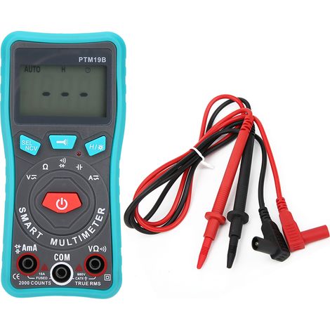 Multimètre Numérique PTM19B avec NCV et Test de Continuité, Portable et Polyvalent (1/5)
