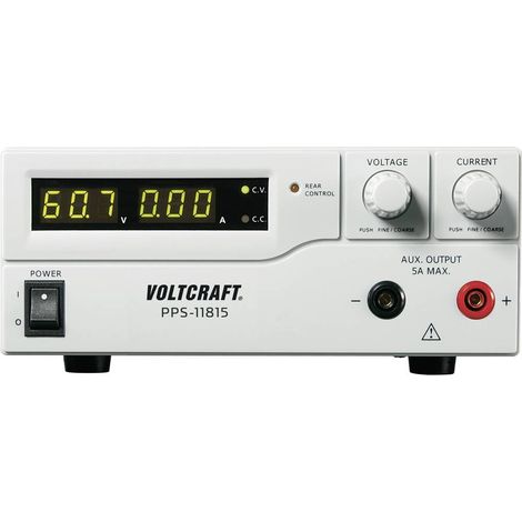 VOLTCRAFT PPS-11815 Alimentatore da laboratorio regolabile 1 - 60 V/DC 0 - 5 A 300 W USB , Remoto Programmabile Num. us (1/2)