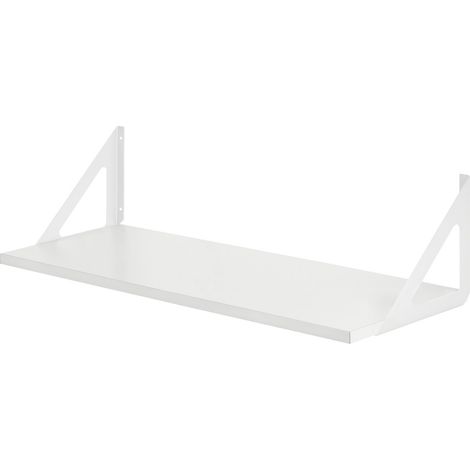 Dolle Wandregal Triangolo 80 x 25 cm weiß/weiß Wandregal