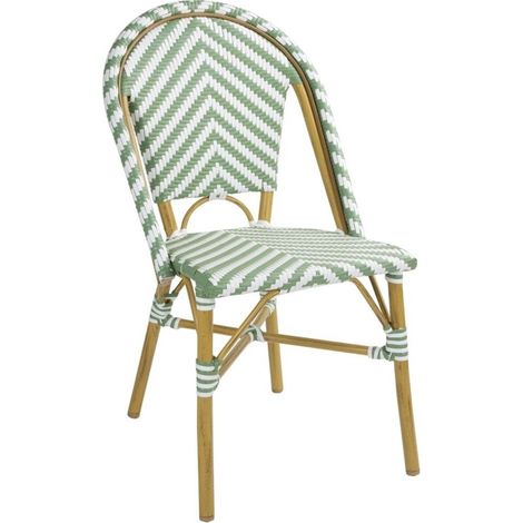 Chaise Style Parisien en rotin - Lot de 2 - Bolero (1/5)