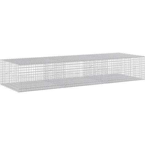 Gabion avec fil de 5 mm et maille de 5 x 5 cm 300 x 100 x 50 cm - vidaXL (1/5)