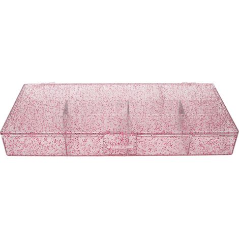 Boîte de rangement à couvercle étanche, organiseur multi-casiers pour petits objets, coffret de stockage pour salon de coiffure et maison (1/5)
