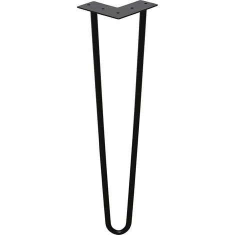 Randaco 4 x 35cm gambe a perno 2 staffe Gambe da tavolo Gambe a perno Gambe da tavolo fai da te Piedini per tavolo Tavolo da pranzo (1/5)