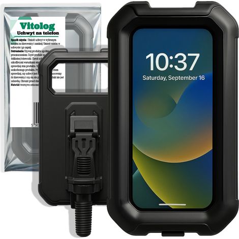 BC Wasserdichte Fahrradhalterung GPS-Handyhülle Lenkerabdeckung