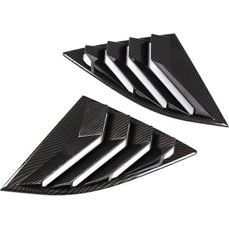 Heckscheiben-Lamellengitter für Audi A90 A91 MK5, Carbonfaser-Optik (1/5)