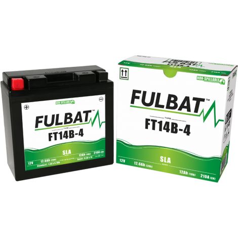 Batterie moto FULBAT FT14B-4 GEL / YT14B-4 Etanche AGM 12V / 12Ah (1/3)