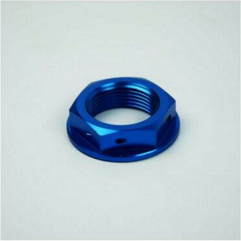 Écrou de biellette de direction supérieure Scar Racing Yamaha KYB bleu (1/2)