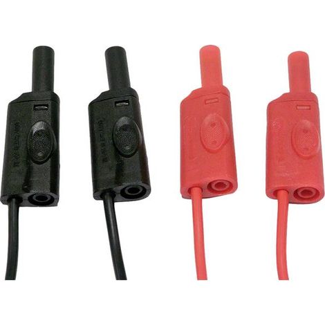 Set di cavi di misura Chauvin Arnoux 2 m rosso nero