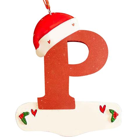 (P) Personalisierte Weihnachtsdekorationen mit Namen. (1/2)