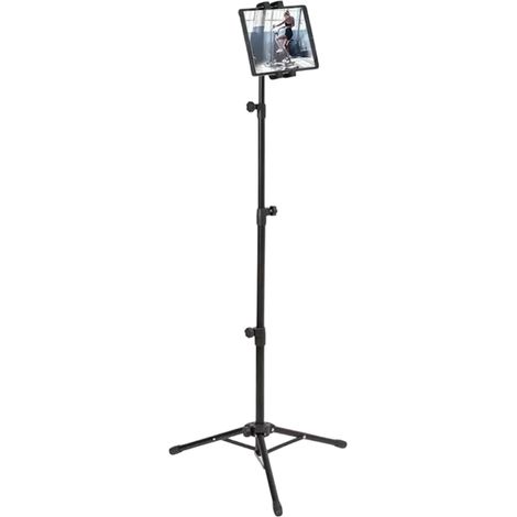 Support De Tablette - Réglable En Hauteur 62-140 Cm - Rotation 360° Et Inclinaison 270° - Compatible 4,5 À 12,9 Pouces - 1 Pièce (1/5)