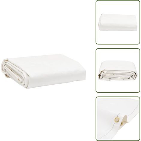Copertura per auto - vidaXL Telone Bianco 1,5x2 m 650 g/m² - Copertura per biciclette