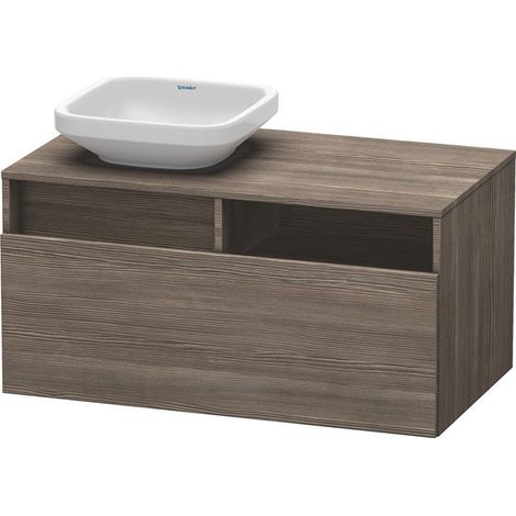 Meuble sous-vasque DURASTYLE 550x1000x500m avec découpe gauche pinède