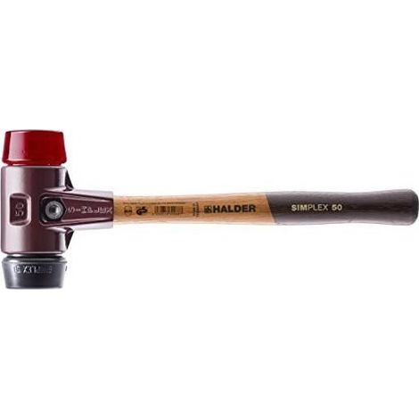 Schonhammer SIMPLEX L.330mm testa Ø 40mm media/dura HO gomma/ plastica rossa