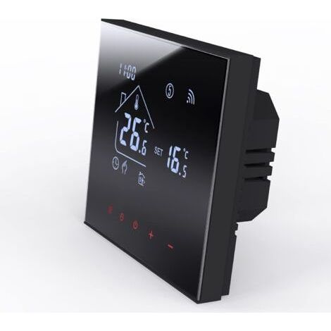 Smart Energy Saving Thermostat WiFi Digital for Floor Heating Temperature Controller Compatible with Amazon Alexa, Google Assistant (for Heating (1/4)