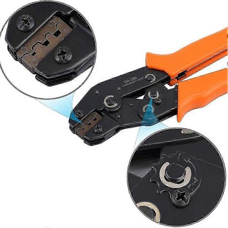 SN-28B+1550 pièces pour pince à sertir Dupont, outil de sertissage de cosses, pince à sertir pour fils, kit de pinces à sertir pour cosses (1/5)