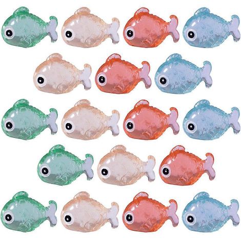 Resin Luminous Fish Tank Decoration Fish Crafts for Decoration 20Pcs Set (1/5)