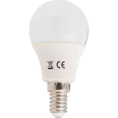 LED E14 SPHERIQUE - 4W BLANC FROID (1/2)