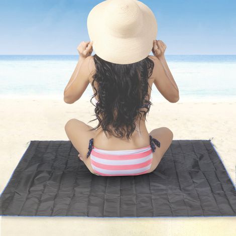 Tapis de sol imperméable pour camping et plage, léger et portable