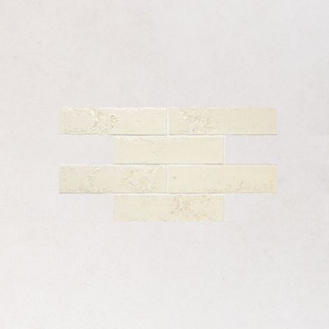 Carrelage Effet Zellige Beige Clair PUKKA Rice Cream 6,4x26cm (1/3)