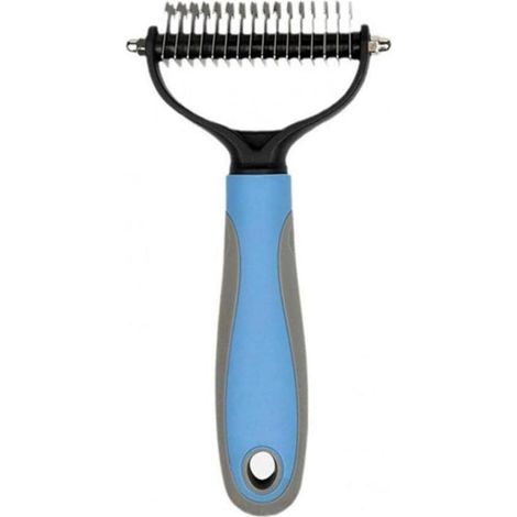 Undercoat brush for dogs and cats with medium to long hair — Use to detangle knots and brush the undercoat (1/5)