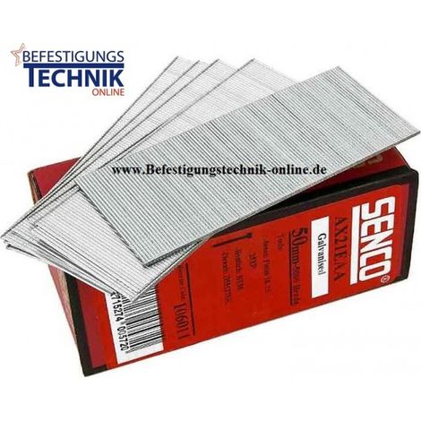 1,2x30mm Senco Stauchkopfstifte Brads 18GA AX verzinkt Glasleisten Pin BR-03-BR-0330NKGL