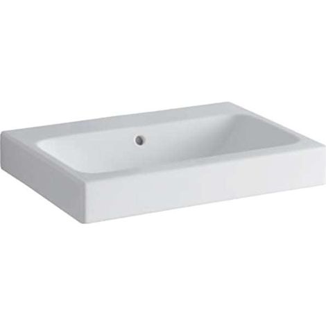 Geberit iCon Waschtisch 600 × 485 mm weiß, ohne Hahnloch, (1/5)
