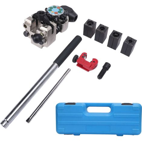 Professional brake line flaring kit: single, double and 45° bubble flares, for 3/16", 1/4", 5/16", 3/8" and 4.75 mm steel and copper tubing. (1/5)