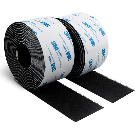 Ruban scratch adhésif 50 mm x 6 m, extra fort, double face, nylon, qualité professionnelle (1/4)