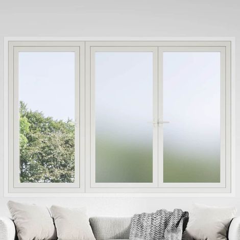Fensterfolien Matt Grau PVC