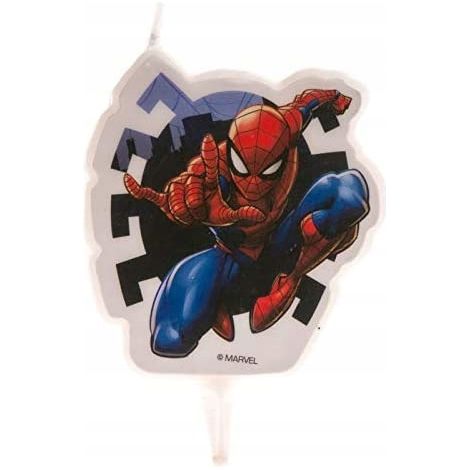 Bougie pour gâteau - Spiderman 2D, 1 pièce.