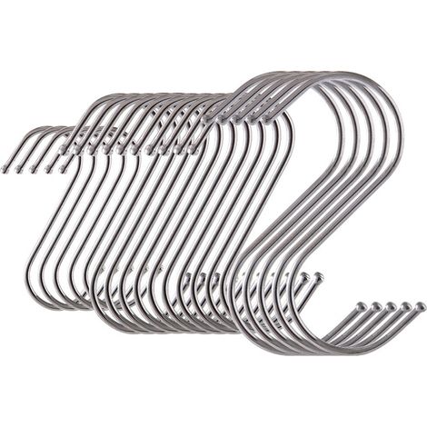 Ein Set mit 20 S-Haken, bestehend aus 5 kleinen, 10 mittleren und 5 großen. (1/5)