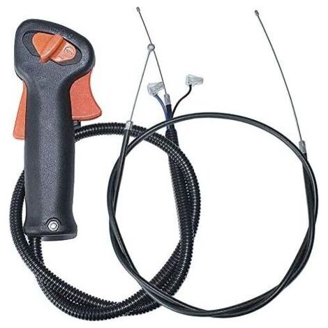 FENOPLASTICATondeuse Débroussailleuse Poignée Câble Interrupteur Kit, pour Stihl Fs75 Fs80 Fs80R Fs85 Fs85R Fs85Rx Fs85T Km85 Km85R Tondeuse Débroussailleuse, 4137 180 1109 (1/5)