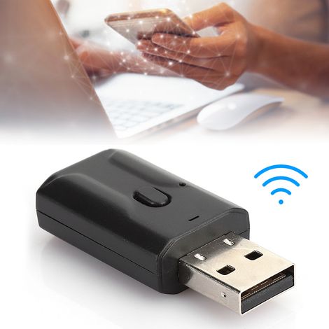 Émetteur-récepteur Bluetooth 5.0 USB 2-en-1, plug-and-play pour streaming audio sans fil (1/5)