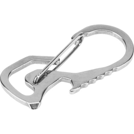 Mousqueton robuste - Boucle d'escalade solide avec décapsuleur, mousqueton pour l'escalade, l'alpinisme, le hamac, le camping et les activités de ple