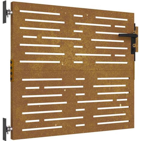 Maison Exclusive - Gartentor 85x100 cm Cortenstahl Quadratisches
