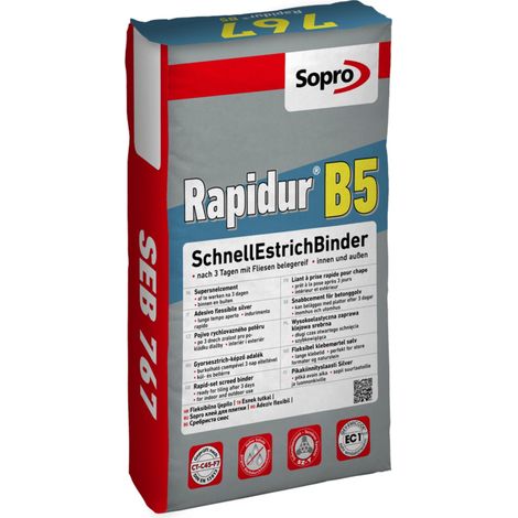Liant pour chape prise rapide - 25 kg - Sopro Rapidur B5