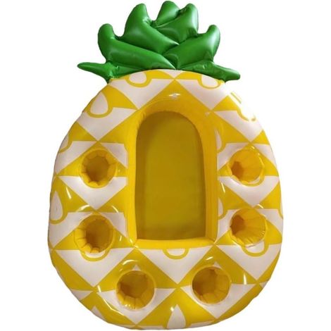 Portabevande galleggiante gonfiabile, portabevande gonfiabile per acqua e ghiaccio, portabevande e snack galleggianti 2 in 1, portabicchiere, accessori per piscina (1/4)
