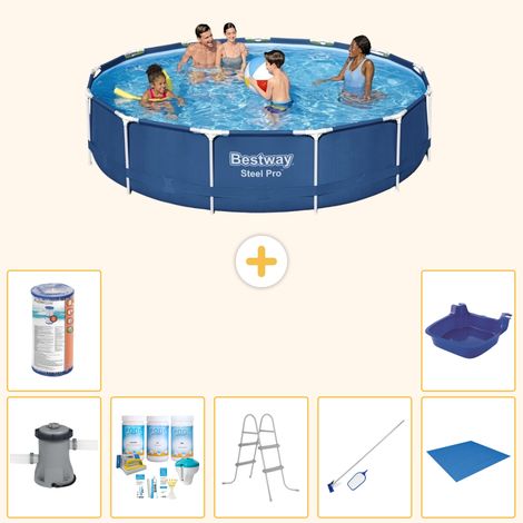 Bestway Bestway Steel Pro Ronde - 396x84 cm - 8-pièces  S22116 (1/4)