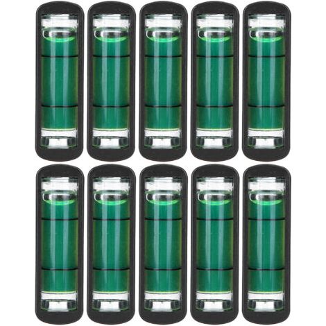 10 mini niveaux à bulle en plastique de haute précision pour trépied d'appareil photo horizontal (1/5)
