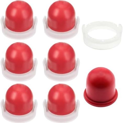 6 PièCes Pompe D'AmorçAge Compatible Avec 494408/694394, Ampoule Pour Briggs & Stratton Tondeuse DéBroussailleuse Tracteur(rouge) - (1/5)