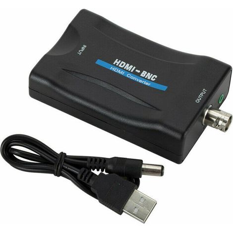 Convertitore da HDMI a BNC Adattatore AUDIO Videosorveglianza CCTV PAL NTSC DVR