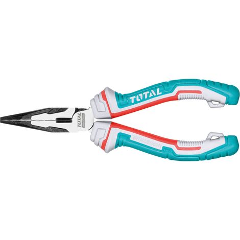 TOTAL Pince bec plat renforcée THT220S 200 mm Chromo-vanadium (Cr-V) (1/5)