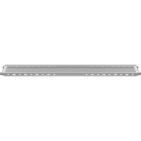 Layher – Plancher acier 0.32m pour échafaudage – Accessoire de rigidité horizontale – Acier galvanisé pour chantiers humides