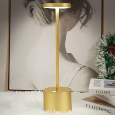 Lampes de table sans fil, lampe de bureau LED rechargeable 8000mAh avec télécommande, 3 modes de couleur, lumières modernes à piles pour chambre, bureau, salle à manger