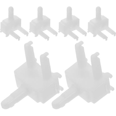 Ensemble de 6 pièces quincaillerie auto-alignante pour stores verticaux, commande rotative en (1/5)